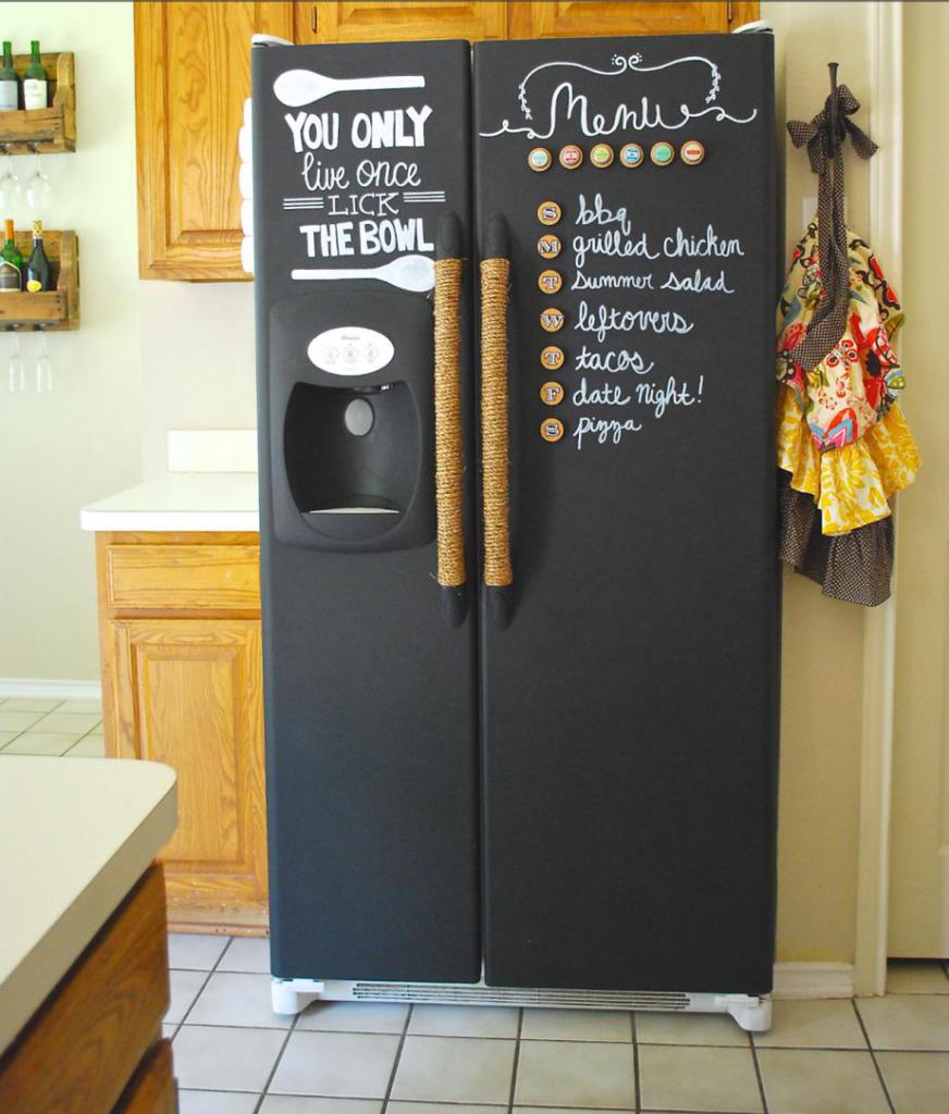холодильник как украсить