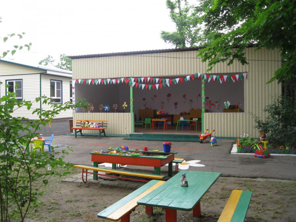 Оформление детской игровой площадки в детском саду