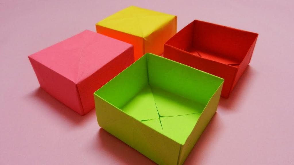 коробочки оригами