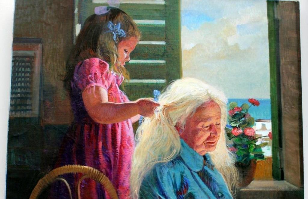 Портрет бабушки и внучки