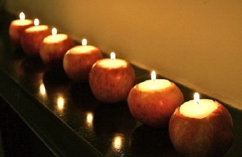 свечи из яблока