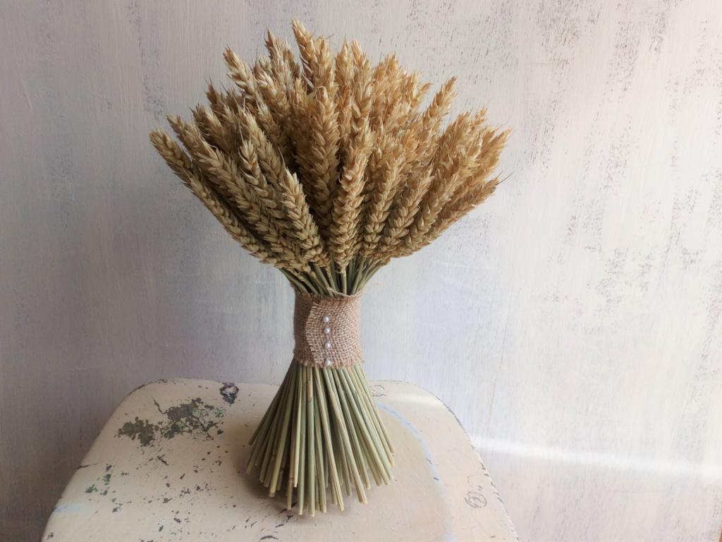 букет из пшеницы