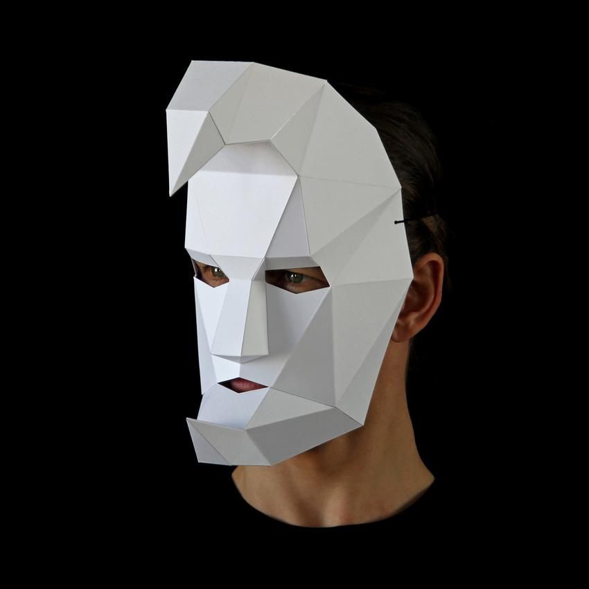 как сделать из бумаги маску