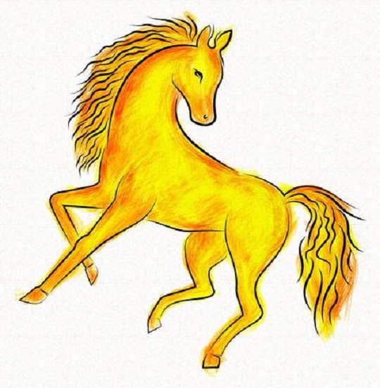 Златогривый конь