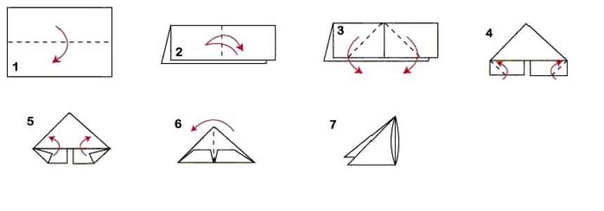 Схема сборки модуля оригами лебедь